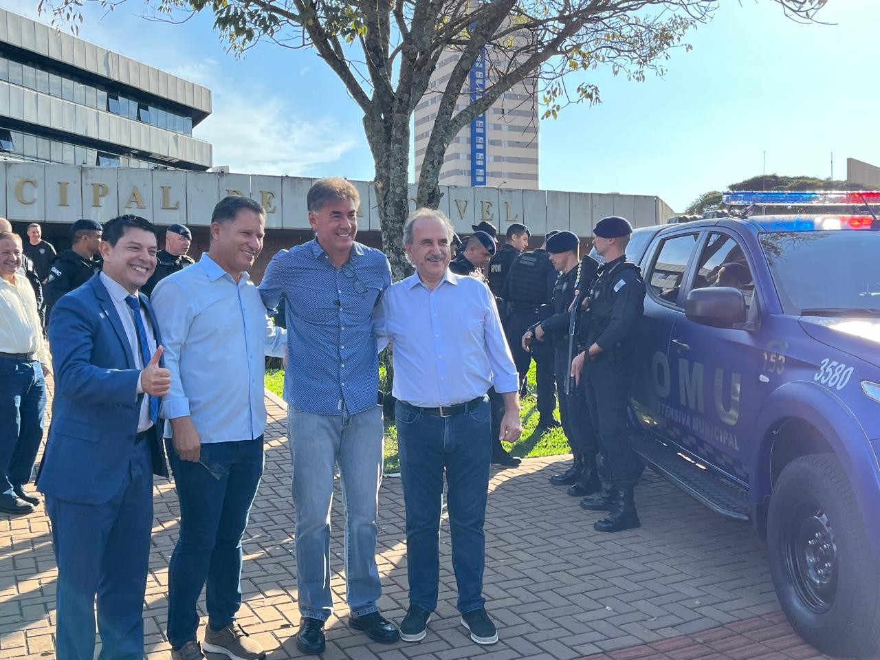 Guarda Municipal de Cascavel recebe 10 novas viaturas 