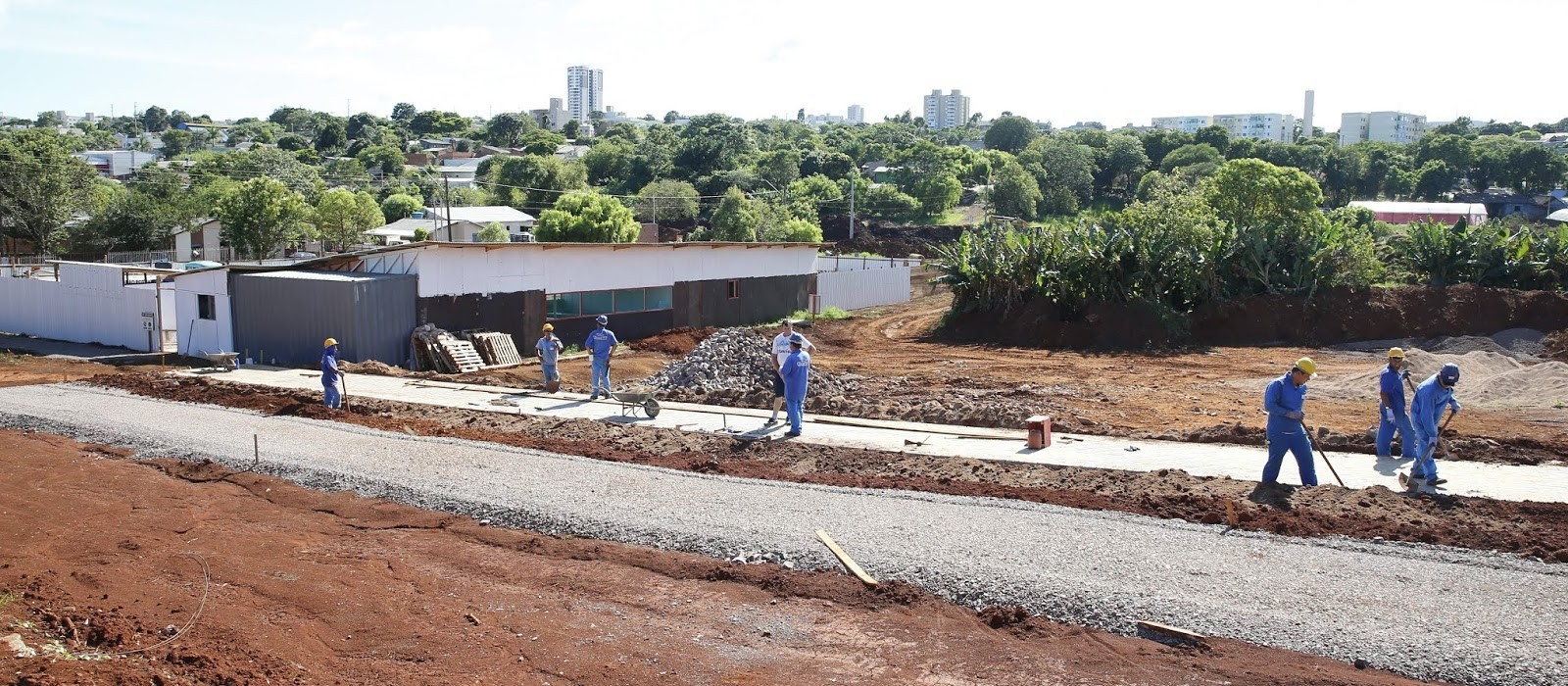 Obras do Ecopark Santa Cruz seguem a todo vapor