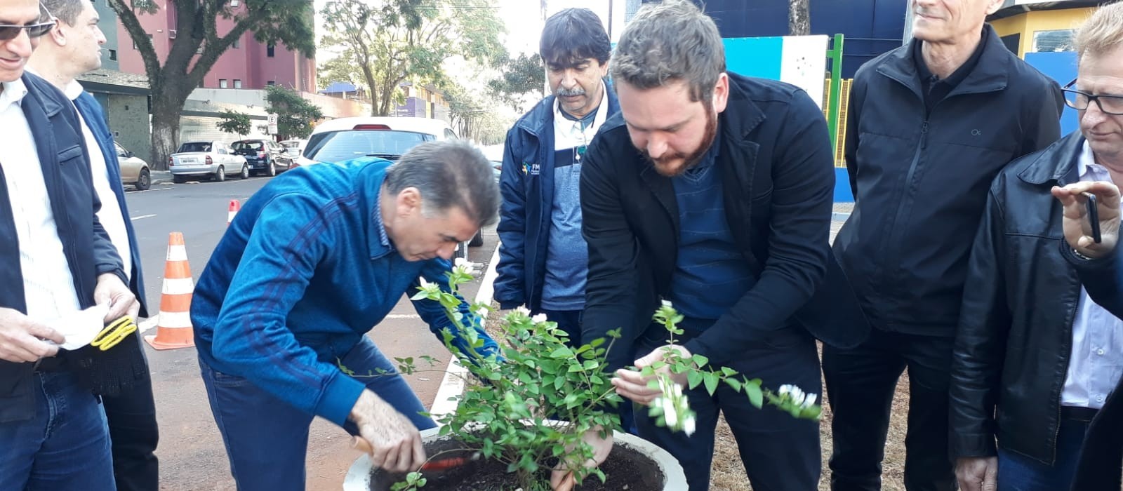 Marcellino Champagnat é a primeira praça adotada do programa Adote uma Praça 