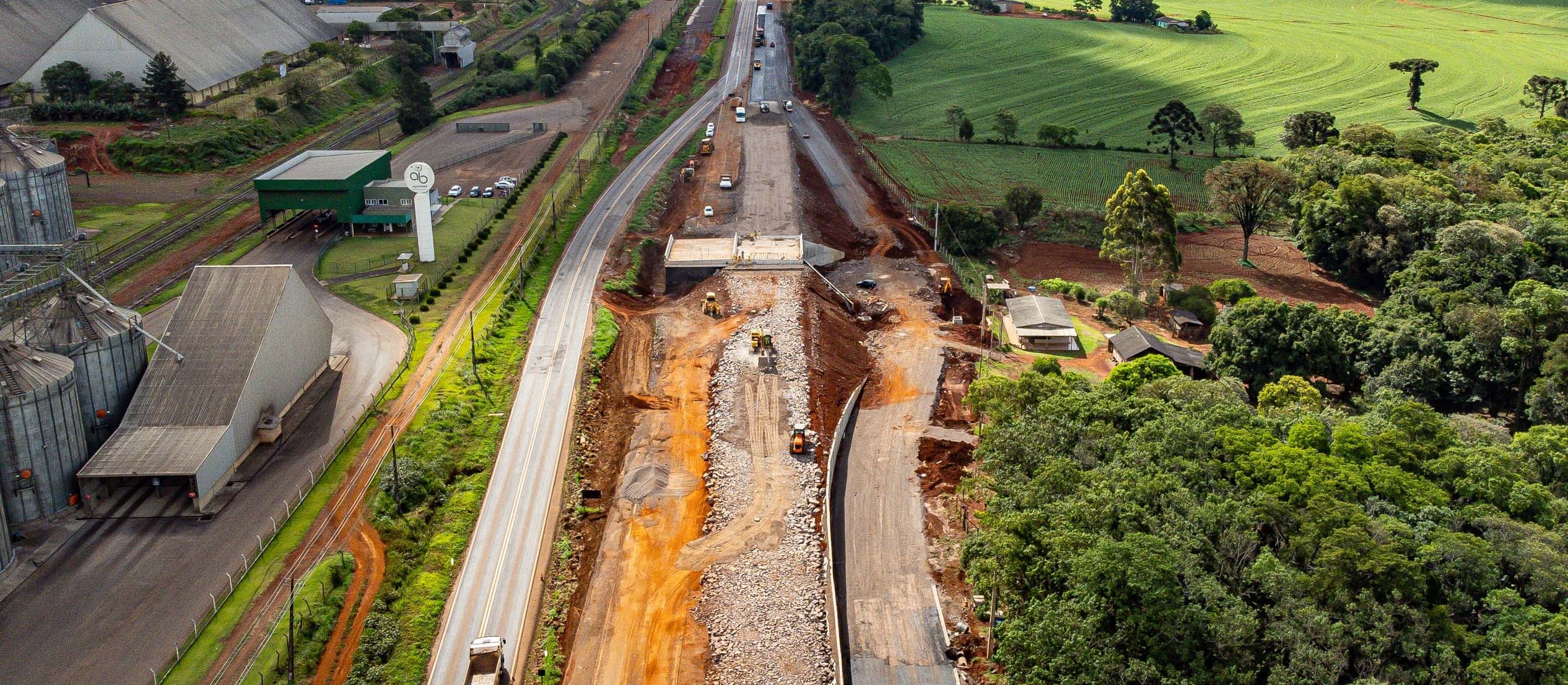 Duplicação da BR-277 em Cascavel chega a quase 60% de conclusão