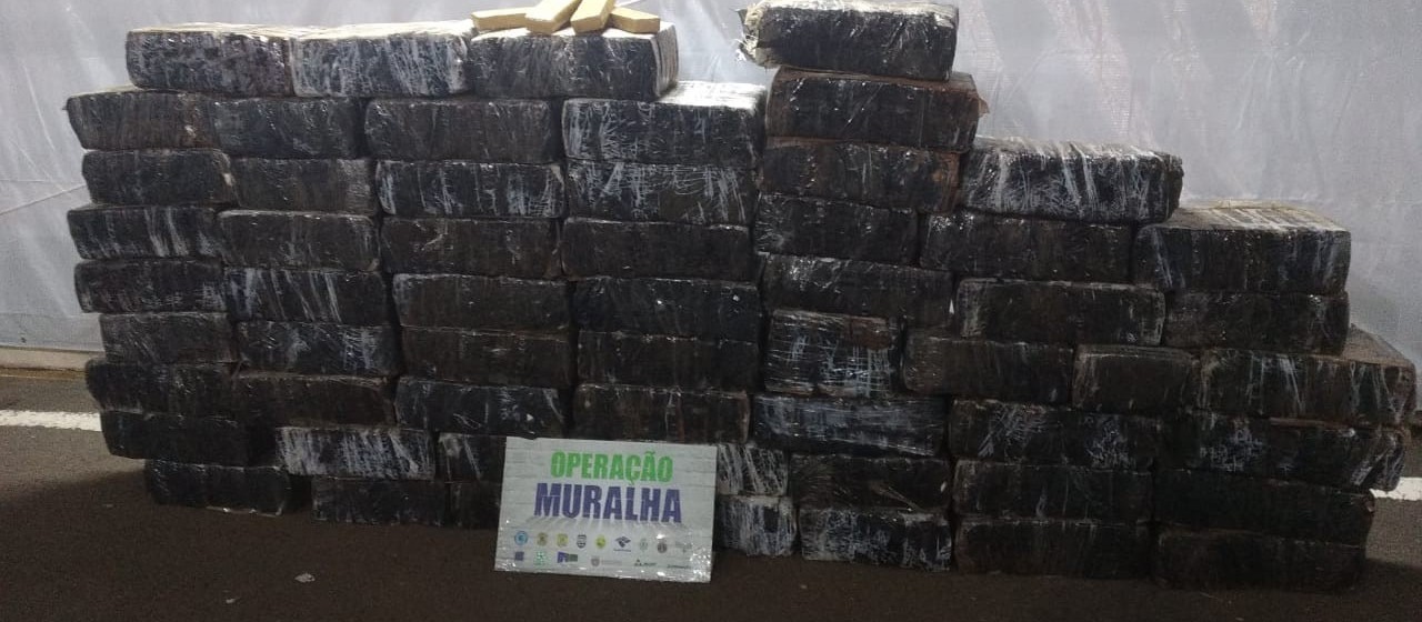 BPFron apreende uma tonelada de maconha em Guaíra