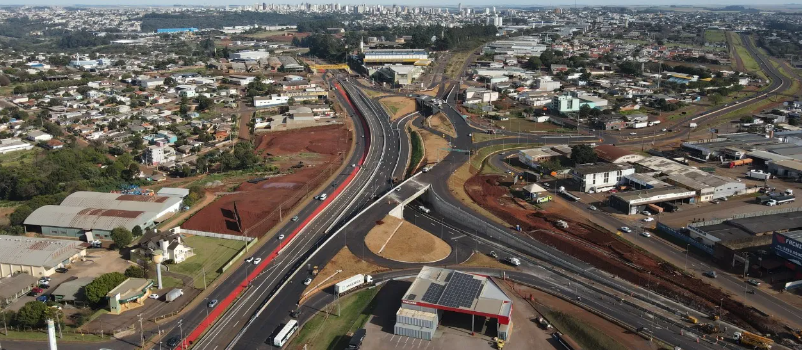 Como será o trânsito no Trevo Cataratas a partir deste fim de semana 