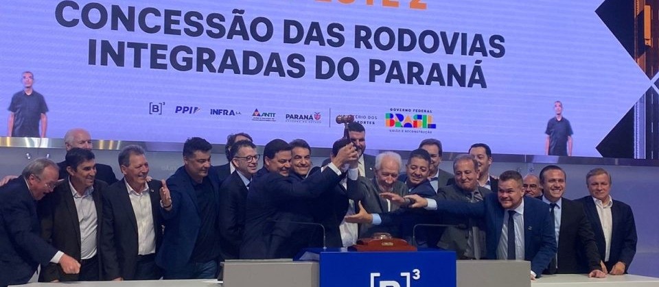 Consórcio Infraestrutura PR, único concorrente, arremata o Lote 2 