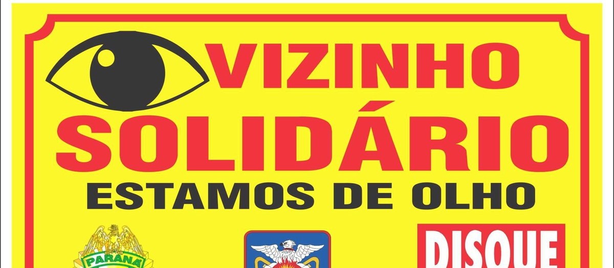 Projeto Vizinho Solidário no bairro  Cascavel Velho