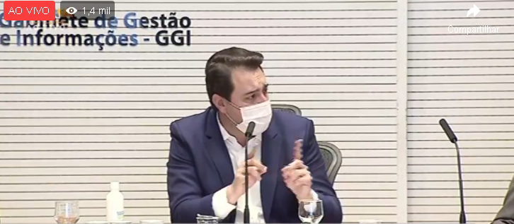 Governo do Paraná estabelece fechamento do comércio, nos próximos 14 dias, em Cascavel e outras cidades