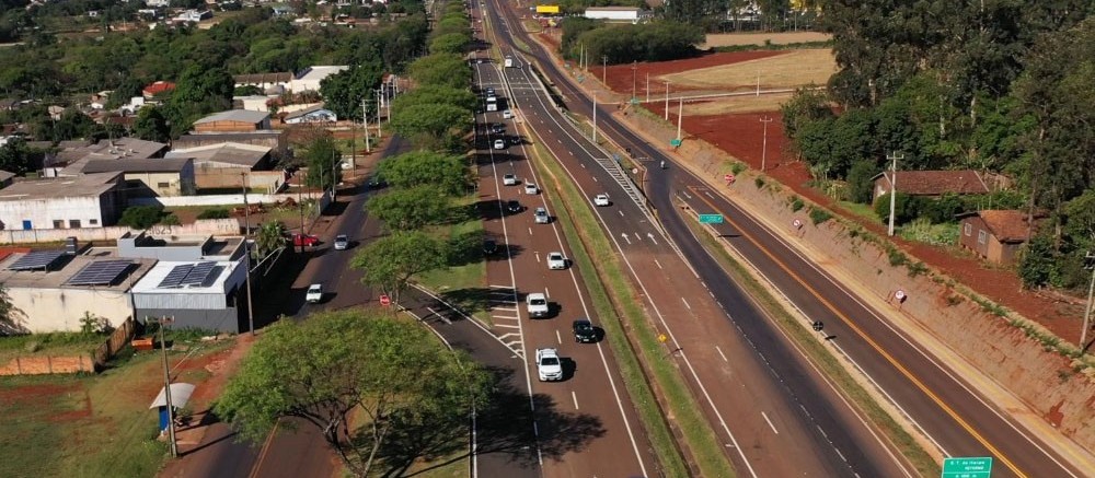 Avança licitação para nova iluminação da BR-277 em três municípios da região Oeste