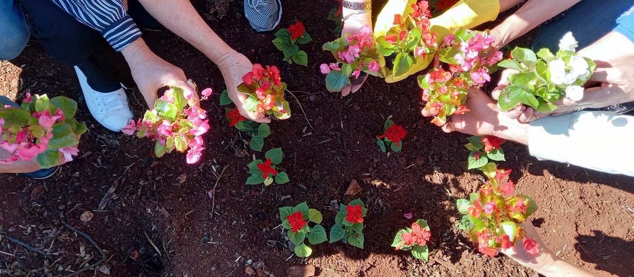 Ação que conta com apoio da Sanepar leva flores e mutirão de limpeza a rios de Cascavel