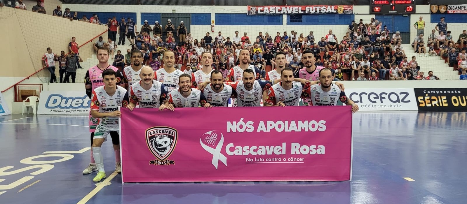 Cascavel futsal goleia Guarapuava e enfrenta Foz nas quartas de final do Paranaense