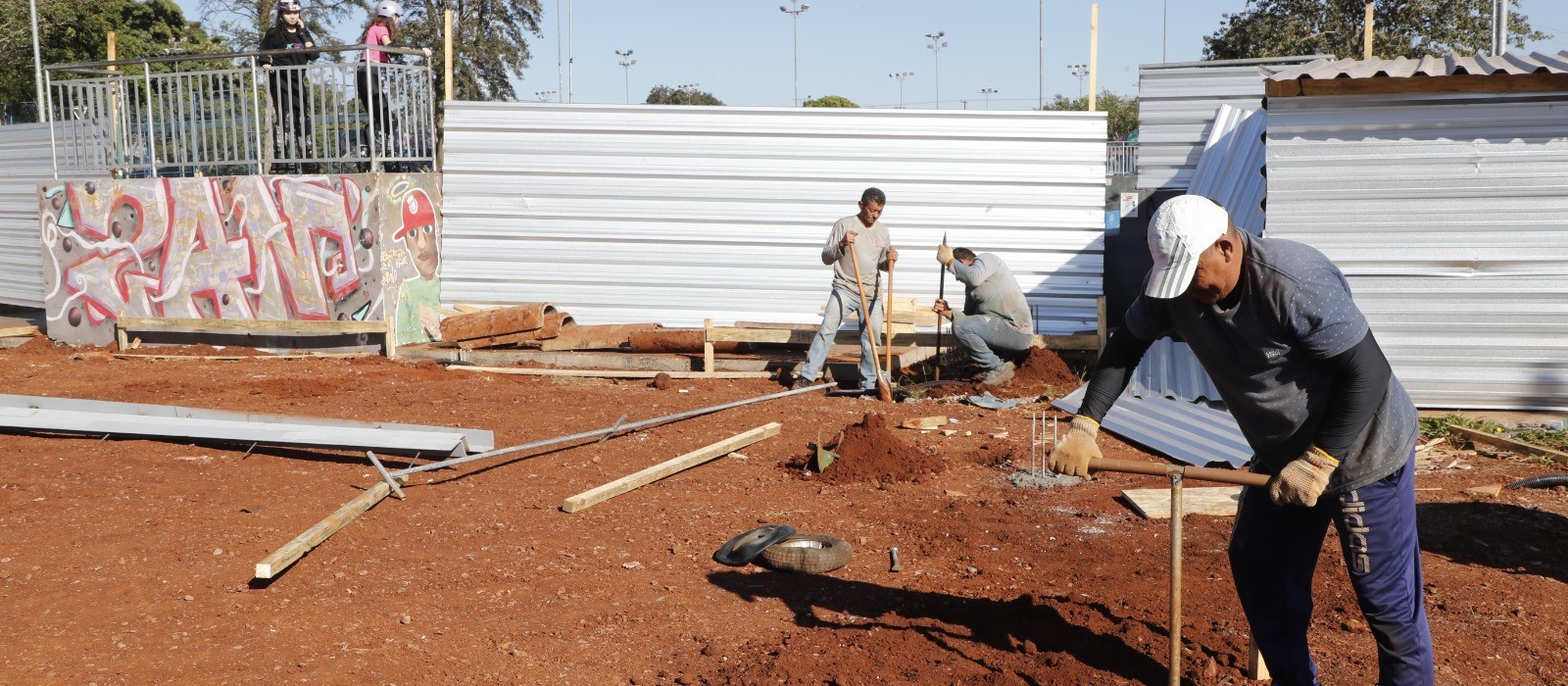 Começa construção de pista de skate bowl em Cascavel 