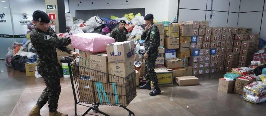 Defesa Civil de Cascavel prioriza arrecadação de materiais de construção para Rio Bonito do Iguaçu