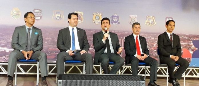 Em São José dos Pinhais, ministro Sérgio Moro exalta resultados de projeto de combate à criminalidade