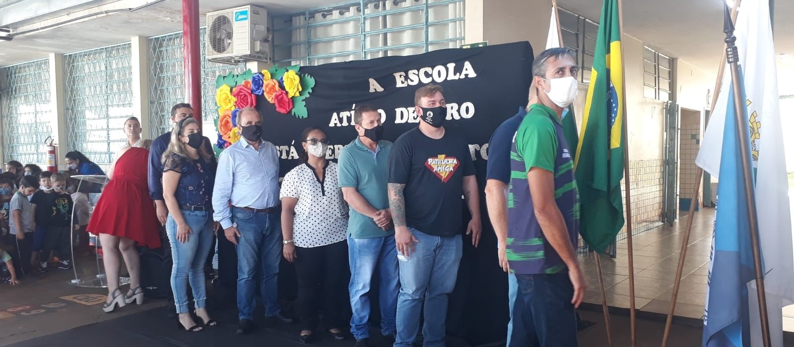 Patrulha Amiga tem aula inaugural na Escola Atílio Destro