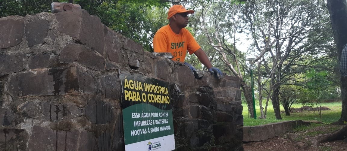 Secretaria inicia restrição na captação de água de fontes