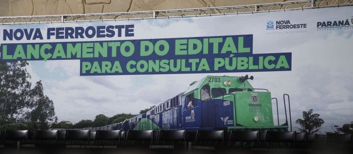 Termina no dia 15/07 o prazo para sugestões para o edital da Nova Ferroeste