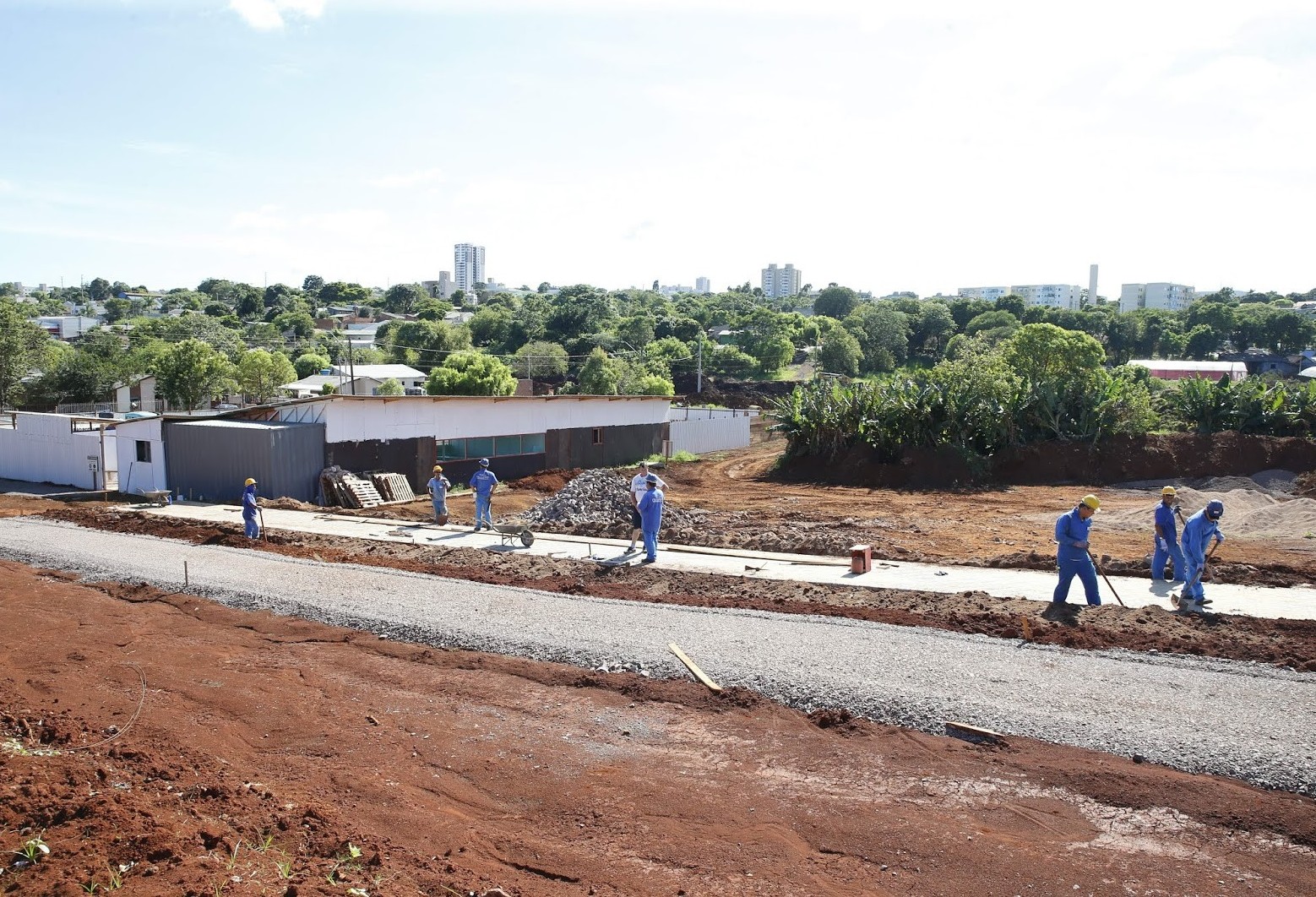 Obras do Ecopark Santa Cruz seguem a todo vapor