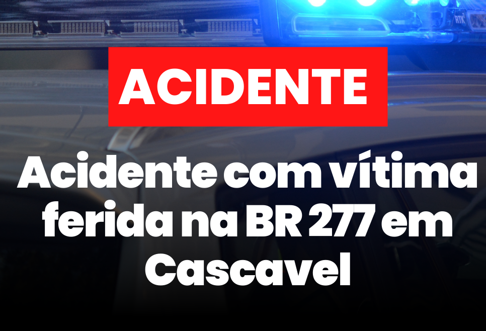 Acidente entre pick up e carro é registrado no Trevo da Portal 