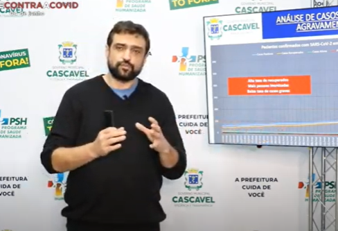 Secretário da Saúde de Cascavel divulga dados sobre ocupação de  leitos 