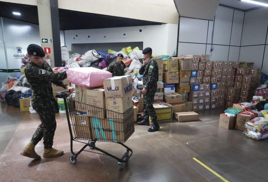 Defesa Civil de Cascavel prioriza arrecadação de materiais de construção para Rio Bonito do Iguaçu