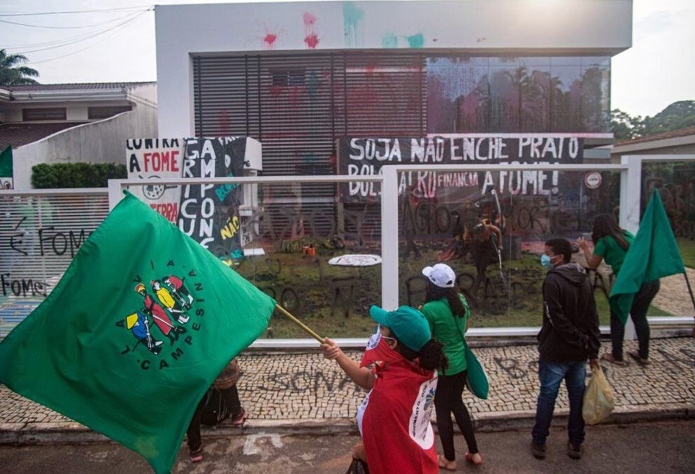 "A ocupação da sede da Aprosoja faz parte da Jornada Nacional da Soberania Alimentar"