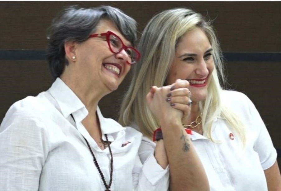 "Com muita honra a gente vai ter a Monica como minha vice, é tempo das mulheres estarem no poder", diz Liliam