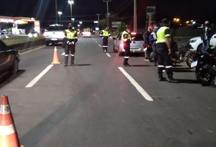Operações de Trânsito realizadas neste fim de semana resultaram em menos poluição sonora para a população