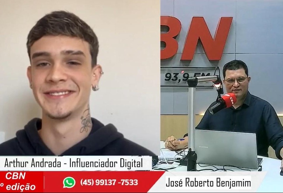 Quase um milhão de seguidores: "É consistência, todo mundo pode ser um influencer", diz Andrada