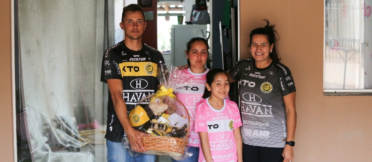 FC Cascavel apoia campanha de arrecadação de fundos para tratamento da pequena Nicoli