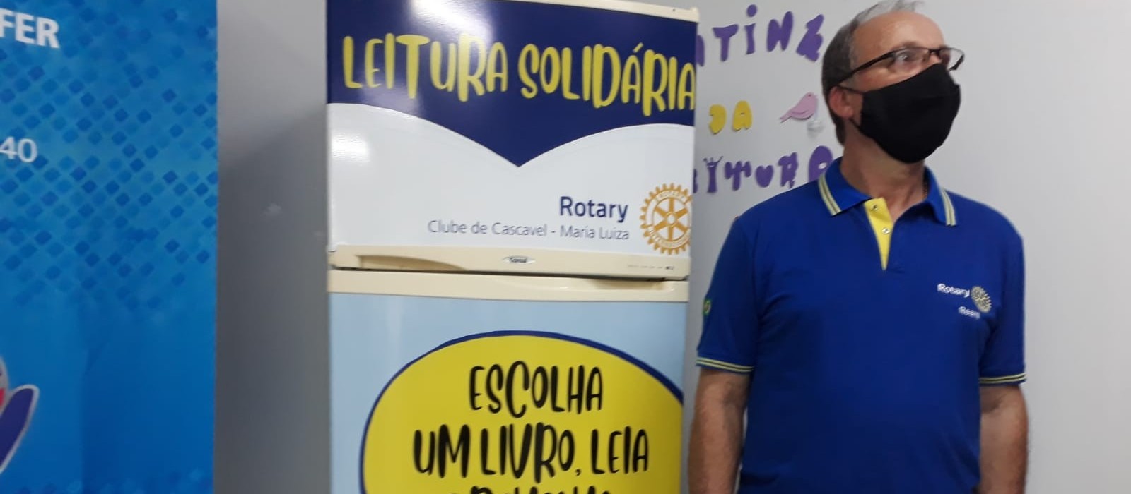 Projeto Leitura Solidária inaugura geladeira no Bairro Cascavel Velho