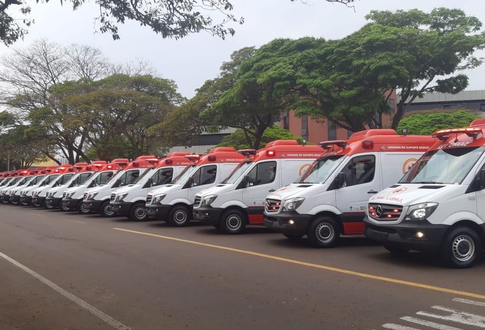 31 novas ambulâncias são entregues ao Consamu